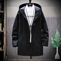 마켓A 남성용 미들 후드 자켓