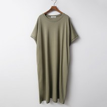 후니네 핏팅 빅사이즈 임산부 롱 원피스