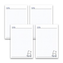 대시앤도트 포그니 메모지, grid, 4개