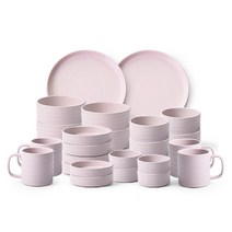 프렐류드 마틴 4인 홈세트 24p, 핑크, 7종