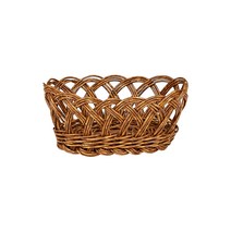 하우스레시피 PP라탄 소품 바스켓 L, 브라운, 1개