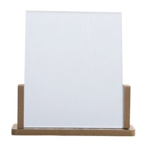 더블시옷 북유럽 심플 우드 탁상 거울 대, 브라운