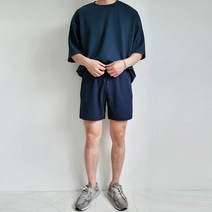 제이에이치스타일 남성용 베이직 밴딩 반바지 JHROK410