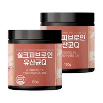 초담식품 실크피브로인 유산균Q, 150g, 2개