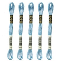 브랜드얀 DMC 자수실 25번 면사 5p, 519번, 8m, 5개