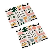 파라다이소 북유럽스타일 러블리 패턴 기하학 식탁매트 플레이스매트 2p, 03, 42 x 32 cm
