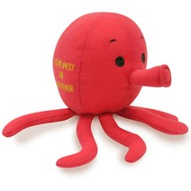 베스트에버 바스락 반려동물 장난감 문어 16 x 11 x 9 cm, 혼합색상, 1개