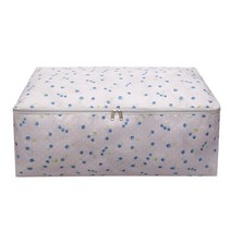 마켓에이 깔끔 방수 손잡이 이불 정리함 2XL, 블루체리, 1개