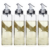 레벤쿠첸 내열유리 눈금 오일병, 500ml, 4개