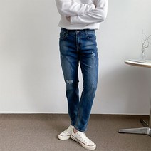 헤이진 남성용 해짐 구제 슬림일자 청바지 2938
