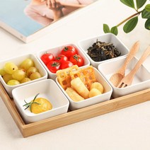 로얄베일 6구 나눔찬기 6p + 트레이 세트, 화이트, 1세트