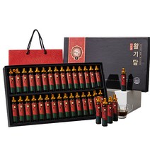 활기담 6년근 홍삼앰플 + 쇼핑백, 600ml, 1세트