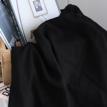 천팜 10수 20수 선염면 이중지 윈프레드 코튼 원단, 블랙