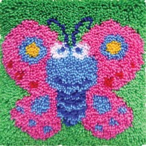 예끼유엘스타일 스킬자수 쪼꼬미 방석 DIY 패키지 30 x 30 cm, C5버터플라이, 1개