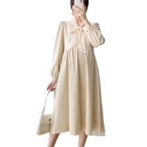 더그랑 루즈핏 레이스 임부 원피스
