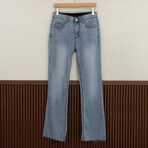 큐니걸스 여성용 수선놉62 세미 부츠컷 팬츠 숏버전