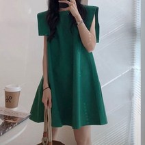 여성용 블랙101 플레디 박스 미니 원피스 B234WF00207