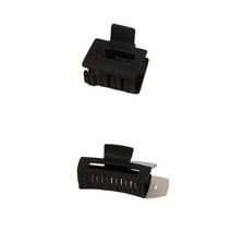 더브렌 사각 무광 무지 집게핀 2종 세트