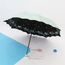 준성 심플 UV 차단 양산 접이식 암막 우양산 튼튼한 3단 자동 우산