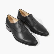 피렌체아뜨리에 풀그레인 소가죽을 사용한 펀칭 옥스포드화 1111-PF