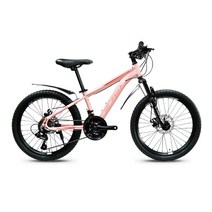알톤스포츠 라임스톤 22D MTB 자전거 미조립, 살몬핑크, 147cm