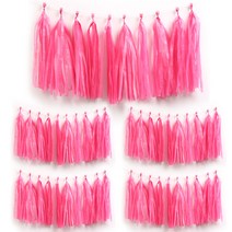 파티해 셀프 파티 태슬 가랜드, 핫핑크, 5개
