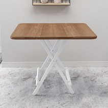 따니네 모던 접이식 테이블 ZZ014 80 x 80 x 75 cm, 우드