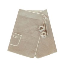 나와니스 베이비꼬 체크베이지 디자인 옛날 포대기, 일자형 사계절 7부