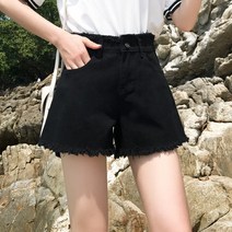 안다로미 여성용 오션블루 청반바지