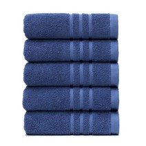 애슐리모던 호텔수건 170g 30수 코마사, 산토리니블루, 5개