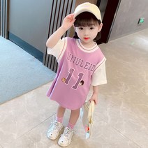 베베니즈 여아용 유니폼 반팔 원피스