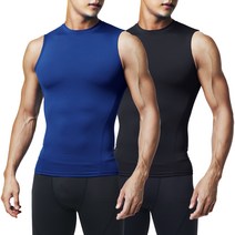 디펜더 남성용 스포츠 민소매 런닝셔츠 NU 2p