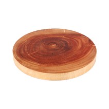 블룸엣홈 통나무 원형 도마, 혼합색상