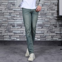 타운클로 남성용 포인트 데미지 청바지 J8305