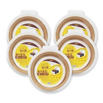 자연에서온종이호일 에어프라이어 접시형 종이호일 골든 23 x 4.5 cm 50p, 5개