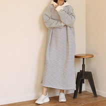 비나인 리인 단가라 후드 롱원피스