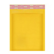 충격 방지 뽁뽁이 포장 안전 봉투 옐로, 20개
