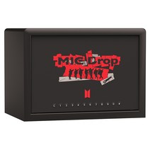 디프로매트 BTS 방탄소년단 금고 개인 가정용 안전 뮤직테마 에디션 금고, 블랙 MIC Drop