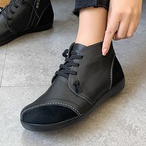 지쎄 여성용 제이슈 천연 양가죽 쿠로 수제 컴포트슈즈