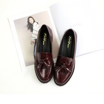 파이 여성용 테슬 로퍼 3.6cm P034
