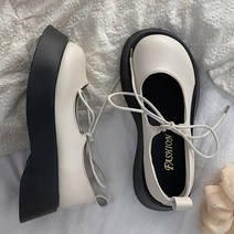 여성용 귀여운 원형 토 단화 GH74_RD_1188