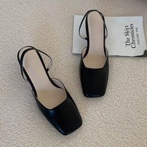 넨지 사각코 슬링백 5.5cm