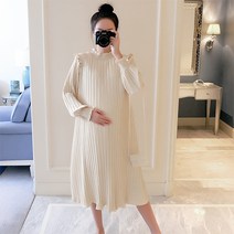 민성컴퍼니 러블리 쉬폰 플레어 임산부 드레스
