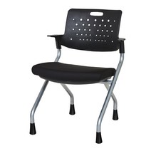 청심의자 타임스터디 고정형 사무용의자 TS-F900, 블랙