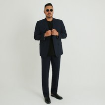 파이브라지 빅사이즈 심플 오버핏 린넨 베이직 정장 세트