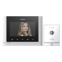 COMMAX 디지털 기존 480연동 시스템 교체형 모니터 + 각도조절 카메라 화이트 세트, CAV-700MB(모니터), DRC-4M(카메라)