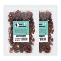 펫츠맘마 강아지 수제 간식 200g, 2개, 오리 + 북어 혼합맛