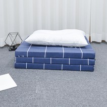 매직베드 편안한 숙면 3단 접이식 마블 스펀지 매트리스, 심플러브