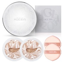 에이지투웨니스 오리지널 어드밴스 팩트 케이스 + 리필 2p, 21호(팩트), 화이트라떼(케이스), 1세트