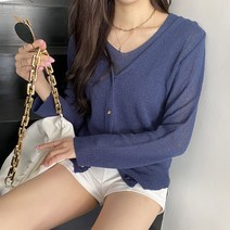 부클 여성용 나시 긴팔 가디건 세트 SET1952K23